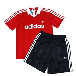 Bộ Thể Thao Nam Adidas KE3594 - KE3583 Màu Đỏ/Đen Size S (Form Âu)