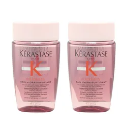 Combo 2 Chai Dầu Gội Hỗ Trợ Giảm Rụng Tóc Kérastase Genesis Bain Hydra-fortifiant Shampooing Mini (2 x 80ml)