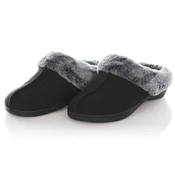 Dép Sục Nữ Powerstep Black Clog Slippers Màu Đen Size 38