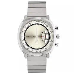 Đồng Hồ Nam Gucci Grip Watch 40mm Màu Bạc