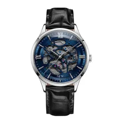 Đồng Hồ Nam I&W Carnival Automatic Watch 523G-D3 Màu Đen/Xanh