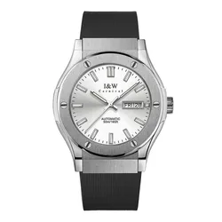 Đồng Hồ Nam I&W Carnival Automatic Watch 55851G1-S1 Màu Đen/Trắng