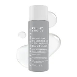 Dung Dịch Thanh Tẩy Và Làm Sáng Da Paula's Choice Skin Perfecting 6% Mandelic Acid + 2% Lactic Acid Liquid Exfoliant 30ml