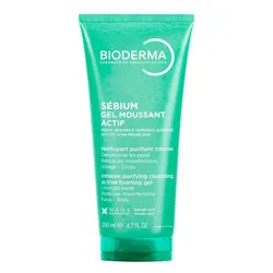 Gel Rửa Mặt Làm Sạch Sâu & Hỗ Trợ Giảm Mụn Bioderma Sebium Gel Moussant Actif 200ml
