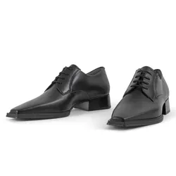 Giày Da Nữ Vagabond Eida Premium Polish Cow Leather -Black Màu Đen Size 39