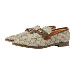Giày Lười Nam Gucci Horsebit Beige 759648 FACIQ 9756 Màu Xám Size 40