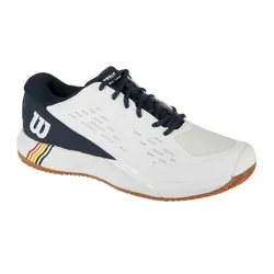 Giày Pickleball/Tennis Nam Wilson Rush Pro Ace RG Men's Clay Court Tennis Shoes WRS335970 - WHT/NVY Màu Trắng Xanh Size 9
