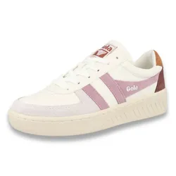 Giày Sneaker Nữ Gola Lifestyle Grandslam Trident White/Candy/Moody Orange Màu Trắng Hồng Size 38