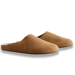 Giày Sục Unisex Next Slip On Mule Next Tan Brown Forever Comfort Leather Footbed Clogs Màu Nâu Size 37