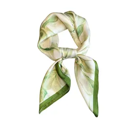 Khăn Choàng Nữ Meri&nbsp;Elegant Bloom SC60 Màu Xanh Trắng