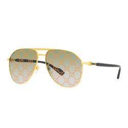 Kính Mát Gucci Sunglass GG1220S Màu Green/Vàng Gold
