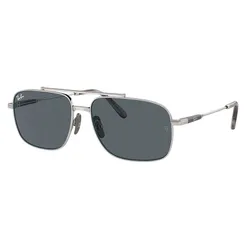 Kính Mát Rayban Michael Titanium Sunglasses RB8096 9209R5 59-15 Màu Xanh Bạc
