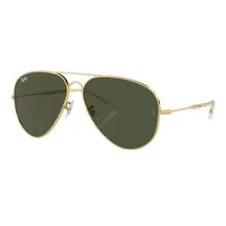 Kính Mát Rayban Old Aviator Polished Arista Gold RB3825 001/31 Màu Xanh Green Size 58