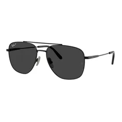 Kính Mát Rayban William Titanium Sunglasses RB8097 926748 59-17 Màu Đen