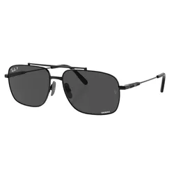 Kính Mát Unisex Rayban Michael Titanium Sunglasses RB8096 9267K8 59-15 Màu Xám Đen