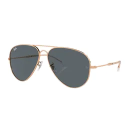 Kính Mát Unisex Rayban Old Aviator Sunglasses RB3825 9202R5 62-14 Màu Xanh/Vàng Hồng