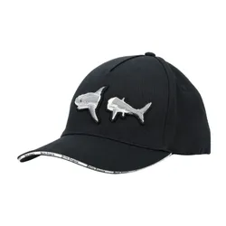 Mũ Nam Palm Angels Broken Shark Cap PMLB054S23FAB0031009 Màu Đen