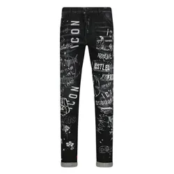 Quần Jean Nam Dsquared2 Cool Guy S79LA0008 Màu Đen Size 44
