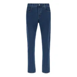 Quần Jean Nam Gucci Slim With Logo Patch In Blue 789232 XDC24 4447 Màu Xanh Blue Size 29