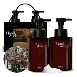 Set Nước Rửa Tay Hetras Perfumed Bubble Hand Wash Flower Shop 515ml