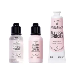 Set Dưỡng Da Body Hương Hoa Anh Đào L'Occitane Cherry Blossom 3 Món Mini