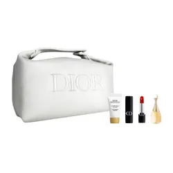 Set Nước Hoa Nữ Dior J'adore EDP + Serum + Son Dior Mini 999 Velvet Kèm Túi