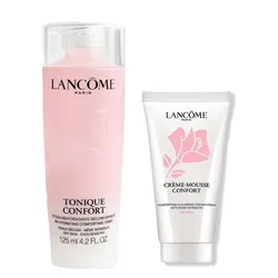 Set Toner Lancôme Tonique Confort Lotion 125ml + Sữa Rửa Mặt  Crème Mousse Confort Cleanser 50ml