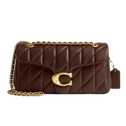 Túi Đeo Chéo Nữ Coach Bolsa Tabby Shoulder 26 With Quilting Coach CP150B4MPL Màu Nâu Đậm