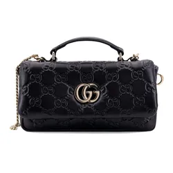 Túi Đeo Chéo Nữ Gucci GG Milano Mini Black Handbag 806017AAD5U-1000 Màu Đen