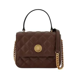 Túi Đeo Vai Nữ Versace Women's Medusa Quilted Leather Shoulder Bag Màu Nâu