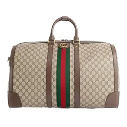 Túi Trống Nữ Gucci Savoy Large Duffle Bag Beige Ebony 724612-9C2ST-8746 Màu Nâu Be