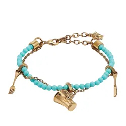 Vòng Đeo Tay Versace Bracelet 1VE54L05O-K11 Màu Xanh