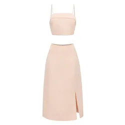 Áo Hai Dây Nữ F2 Fashion & Freedom Women AK615-CN-S-1223 Màu Cam Nhạt Size S