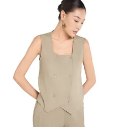 Áo Kiểu Nữ F2 Fashion & Freedom Linen A Touch Of Effortless Elegance AK647-KB-S-0325 Màu Kem Be Size S