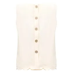 Áo Kiểu Nữ F2 Fashion & Freedom Linen AK519-S-0622 Màu Be Nhạt Size S