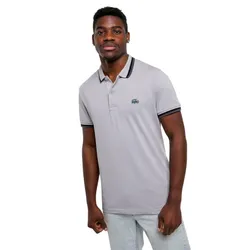 Áo Polo Nam Lacoste Regular Fit Ottoman DH9740 6SY Màu Xám Size 3