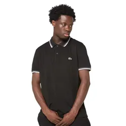 Áo Polo Nam Lacoste Regular Fit Ottoman DH9740 C8I Màu Đen Size 4