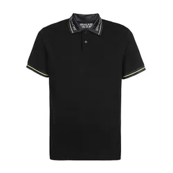 Áo Polo Nam Versace Jeans Couture Polo Nero Regular Fit 75GAGT13 Màu Đen Size S