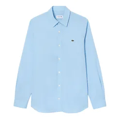 Áo Sơ Mi Dài Tay Nam Lacoste Men's Slim Fit Stretch Poplin Fabric CH6282 - HBP Màu Xanh Biển Size 39