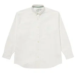 Áo Sơ Mi Nam Lacoste Heavyweight Oversized Washed Oxford Button Down Long Sleeve Shirt CH9342 001 Màu Trắng Size 39
