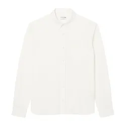 Áo Sơ Mi Nam Lacoste Regular Fit Cotton Shirt CH2689 70V Màu Trắng Size 38