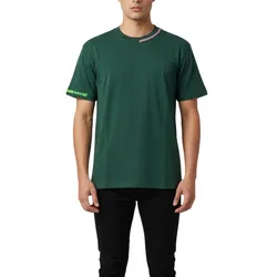 Áo Thun Nam Reason Green T-Shirt With Multiple Patterns F24-23 Màu Xanh Green Size XS