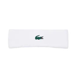 Băng Đô Lacoste Logo Headband White RL7569-001 Màu Trắng