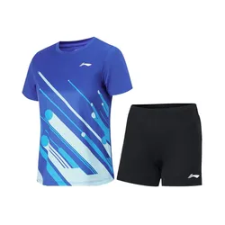 Bộ quần áo cầu lông, Pickleball, bóng bàn Nam và Nữ Li-Ning P-AATU048-1V Size S