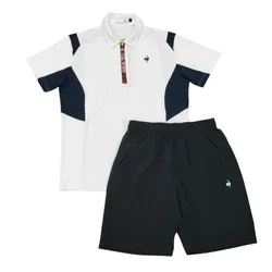 Bộ Thể Thao Nam Le Coq Sportif Màu Trắng Đen Size M (Form Á)