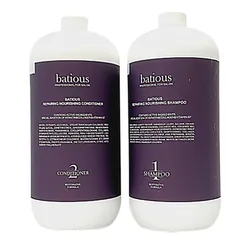 Cặp Dầu Gội + Dầu Xả Batious Repairing Nourising Màu Tím Phục Hồi Tóc (2 x 2000ml)