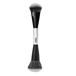 Cọ Trang Điểm Hai Đầu Nền Và Phấn Phủ Makeup By Mario F4 Dual-Ended Foundation And Face Brush Màu Đen