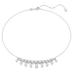 Dây Chuyền Nữ Swarovski Idyllia Mixed cuts, Snowflake, White, Rhodium Plated Necklace 5692637 Màu Bạc