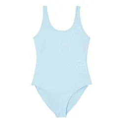 Đồ Bơi Một Mảnh Nữ Burberry Jolie Logo One Piece Swimsuit Swimwear Pale Blue 8043186 Màu Xanh Nhạt Size S