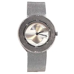 Đồng Hồ Nữ Gucci U-Play Pin Màu Bạc Size 28mm